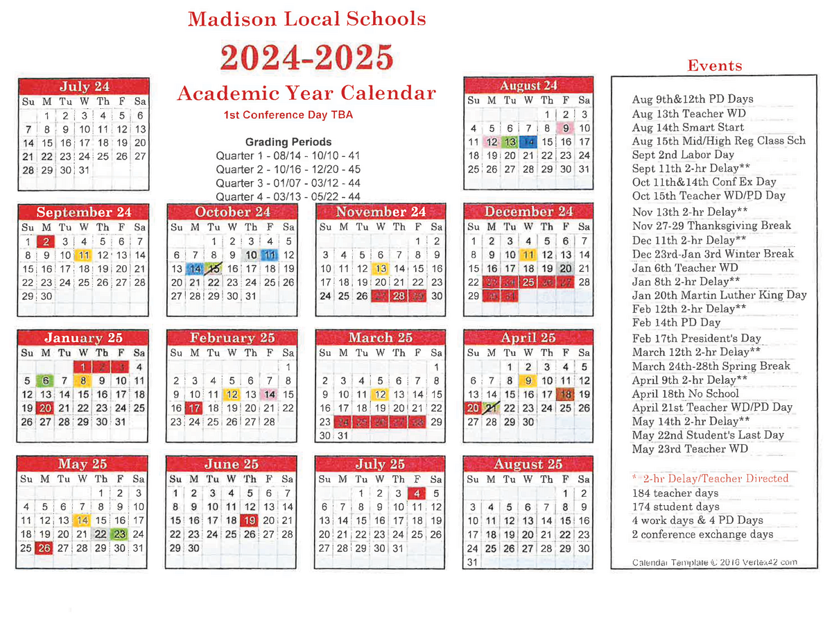 2024-2024 School Calendar